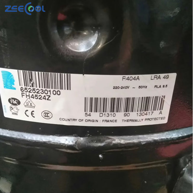 Factory Price Piston Compressor TFH4524Z FH4524Z Refrigerators Freezers R404a Refrigeration Compressor for Tecumseh