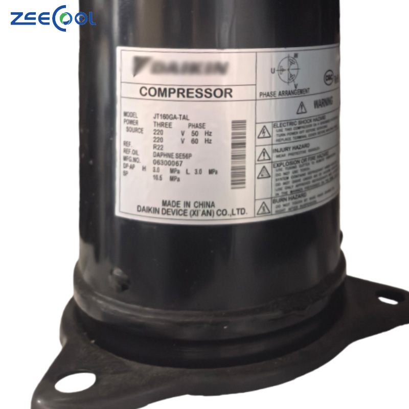 New Arrival Scroll Compressor JT125GA-TAL JT160GA-TAL JT170GA-TAL 220V 50Hz,60Hz R22 Refrigeration Compressor for DAI KIN