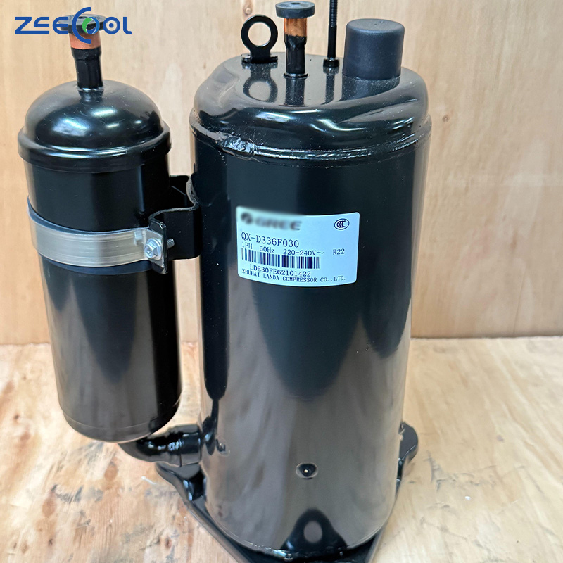 High Quality QX-D336F030 Rotary Compressor 220-240V 50Hz R22 air Conditioner Refrigeration Compressor for GREE