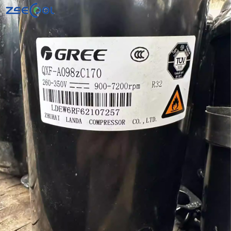 Factory Direct Sale NEW Inverter Compressor QXF-A098zC130 QXF-A098zC170 QXF-A103zC170A R32 Refrigeration Compressor for Gree