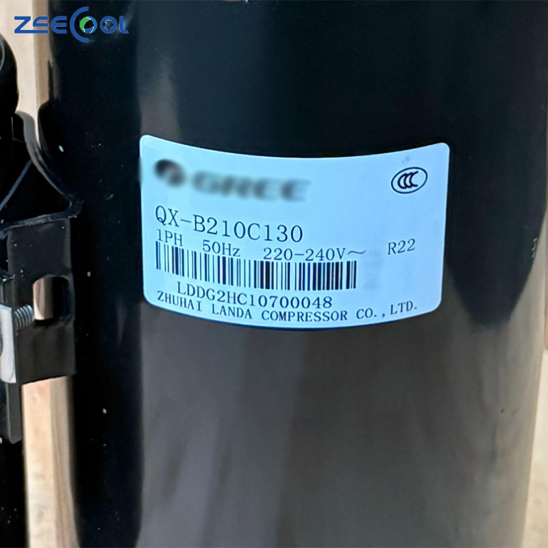 New High Quality R22 QX-B145C130 QX-B161C130 QX-B210C130 Rotary Compressor Air Conditioner Refrigeration Compressor for Gree
