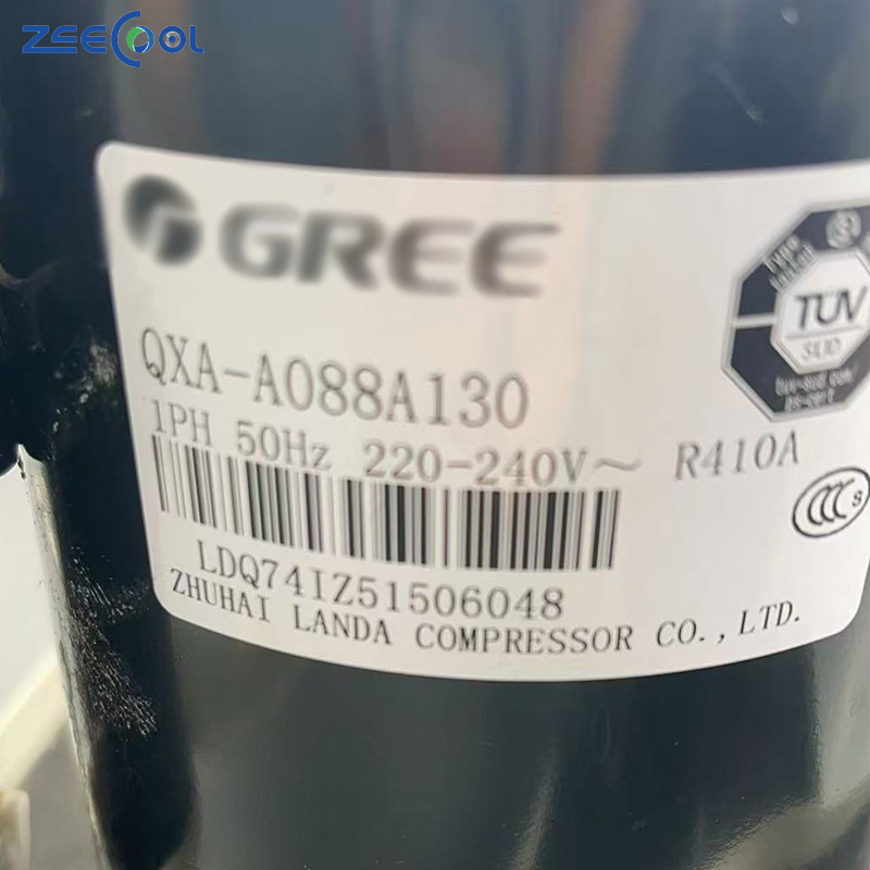 High Quality R410A QXA-A088A130 QXA-A088D130U air Conditioning 8870 Btu Rotary Refrigeration Compressor for Gree