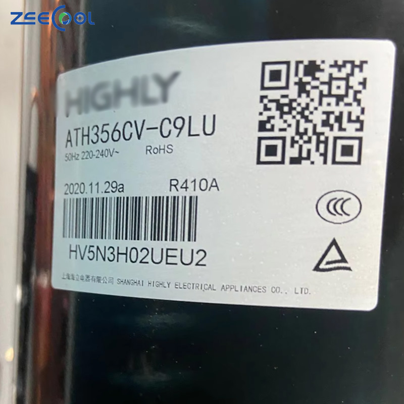 Factory Wholesale Price Brand NEW ATH356CV-C9LU ATH356MV-C9LU ATH356UN-C9EU 29000BTU R410a Refrigeration Compressor for HIGHLY