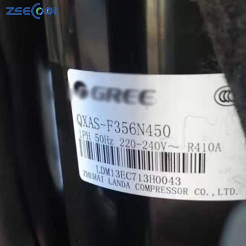 Rotary Compressor QXAS-F286N450 QXAS-F286sN450 QXAS-F356N450 QXAS-F356sN450 380V 50HZ Air Conditioners R410A for GREE