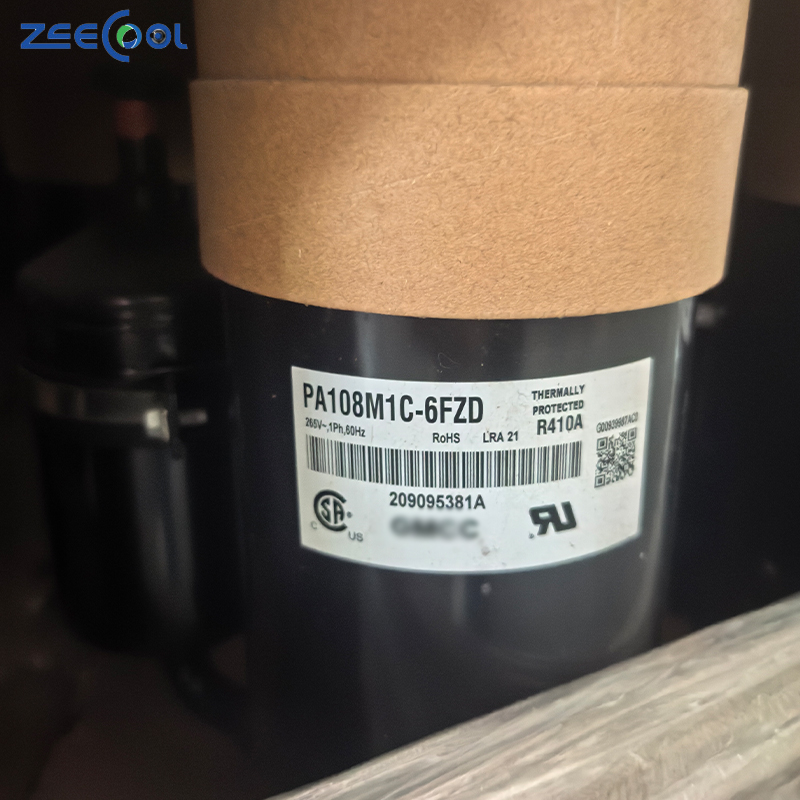 High Quality New R410A 9000BTU Refrigeration Compressor PA108M1C-6FZD PA170M2A-3KT2 air Condition Compressor for GMCC