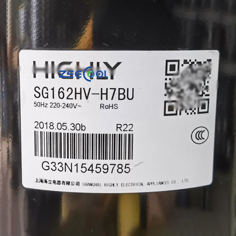 Fast Ship Factory Price Brand New R22 Rotary Compressor SG148HV-A7BT 220V Air Conditioning Refrigeration Compressor for Highly