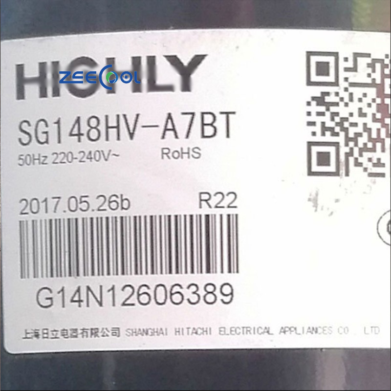 Fast Ship Factory Price Brand New R22 Rotary Compressor SG148HV-A7BT 220V Air Conditioning Refrigeration Compressor for Highly
