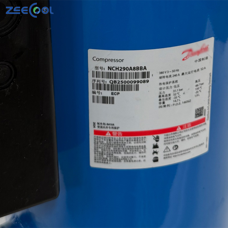 NEW Scroll Compressor NCH290A8BBA 380VAir Conditioner Refrigeration & Heat Exchange Parts Refrigeration Compressor for DANFOSS