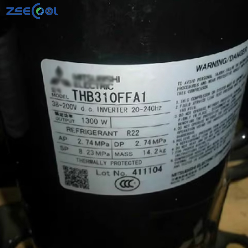 Factory Price Rotary Compressor THB247FAE Air Conditioner 200V R22 Refrigeration Compressor for Mit-subishi