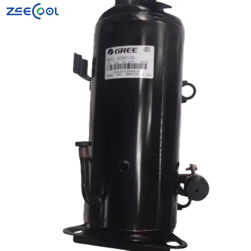 Horizontal Rotary Compressor QYGL-C139YA QYGL-D238Y130 QYGL-F36YA air Conditioner R404A Refrigeration Compressor for GREE