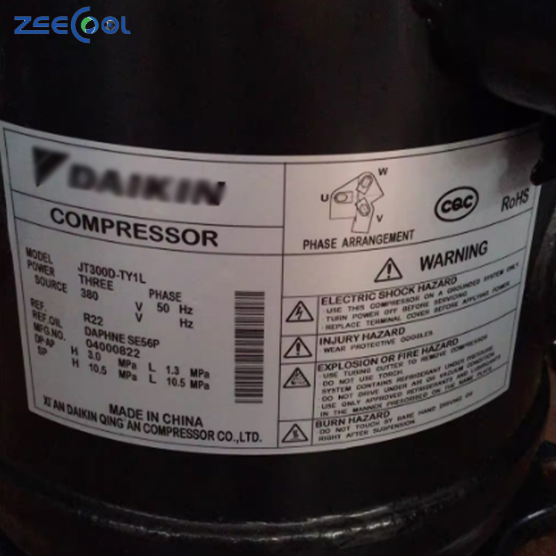 JT265D-TY1L JT300D-TY1L JT315D-TY1L JT335D-TY1L Air Conditioner R22 380V 50Hz 8.5HP Scroll Refrigeration Compressor for DAIKINN