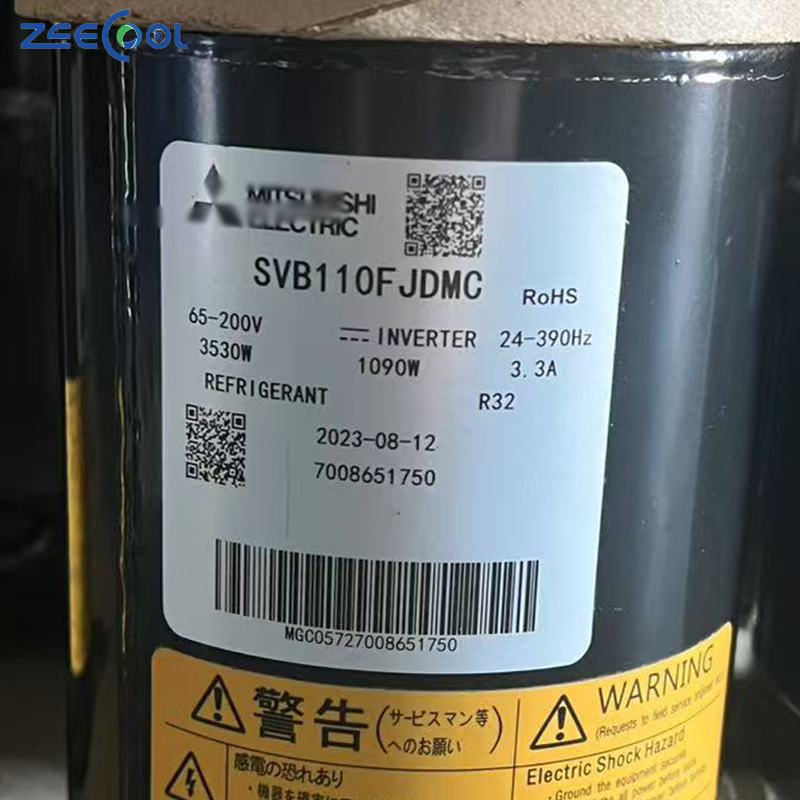 High Quality Inverter Rotary Compressor SVB110FJDMC Air Conditioning Refrigeration Compressor for Mit-subishii