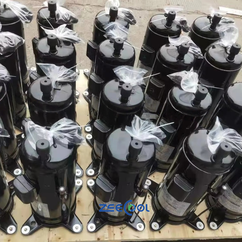 HiTa-chi Vertical Scroll Refrigeration Compressor E505DH-49B2G E856DHD-80D2G 220V 5HP for Air-cooled Conditioner and Refrigeration Systems