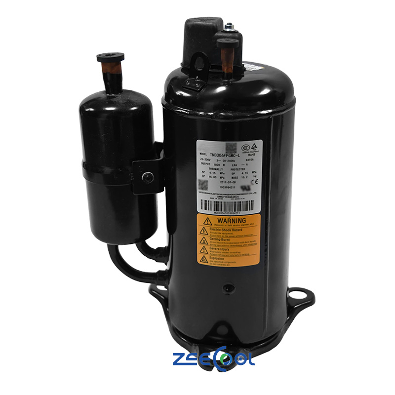 Mits-ubishi TNB306FPNMC SNB220FAGMC TNB220FFEMC TNB220FLHMC Vertical Rotary Compressor for Air Conditioner and Refrigerant