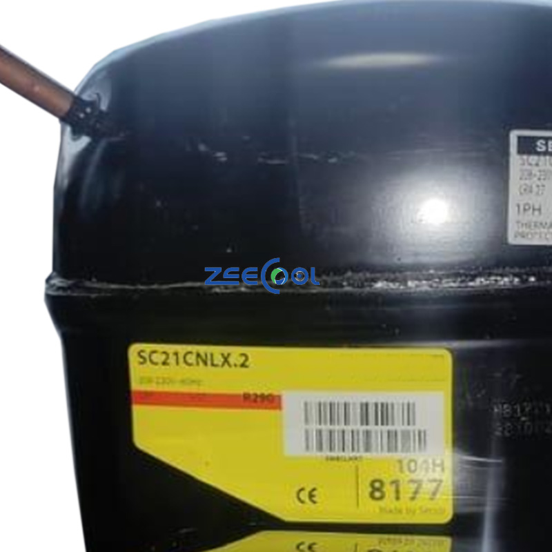 SECOP SC21CNLX.2  Hermetic Piston Refrigeration Compressor for Air-cooled Systems in Small Commercial Refrigerators and Freezers