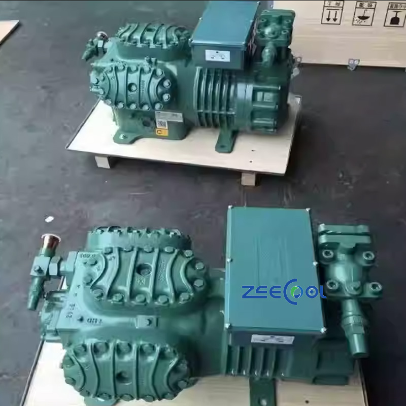 6J-33.2Y-40P Bitzer Semi-hermetic Reciprocating Refrigeration Compressor  in Central Air Conditioner and Large Cold Storage