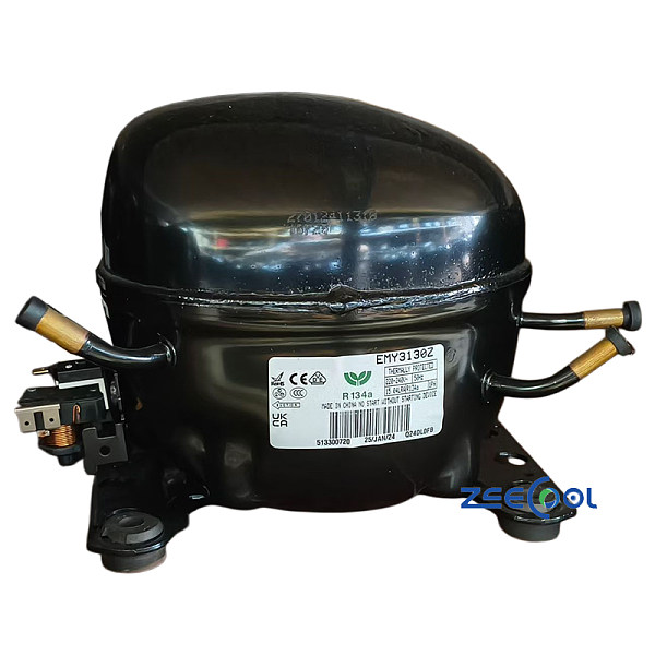 Embraco Hermrtic Piston EMS6170Z EMY3130Z Compressor 1HP R134A Applicable for Freezers Refrigerators and Beverage Coolers