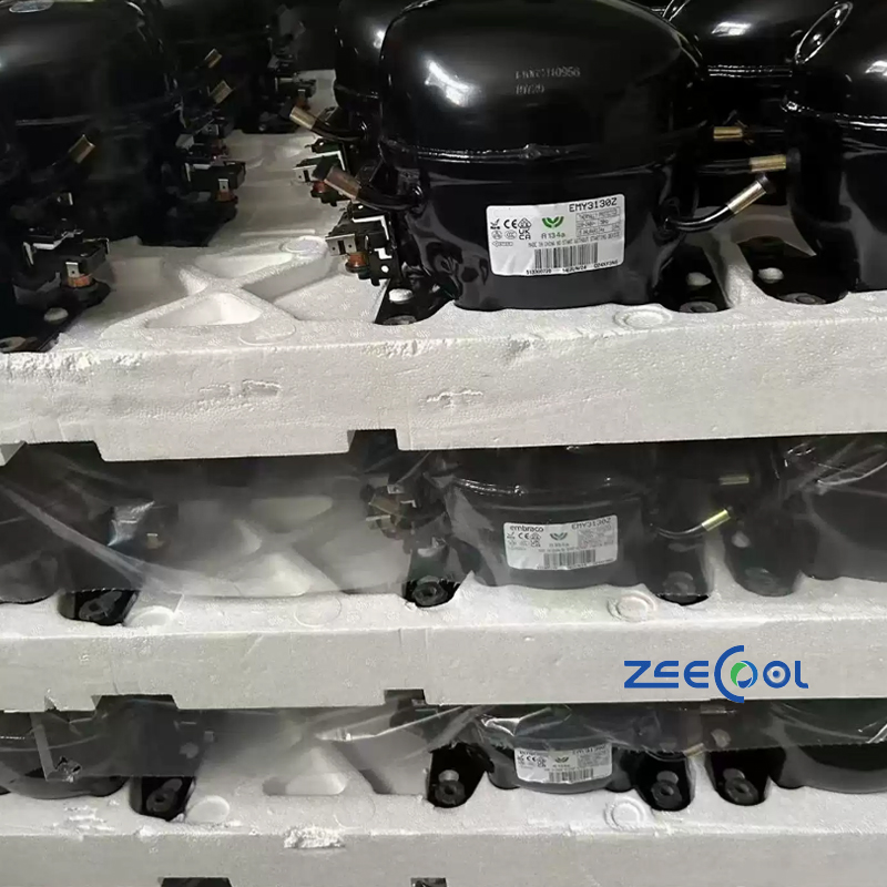 Embraco Hermrtic Piston EMS6170Z EMY3130Z Compressor 1HP R134A Applicable for Freezers Refrigerators and Beverage Coolers