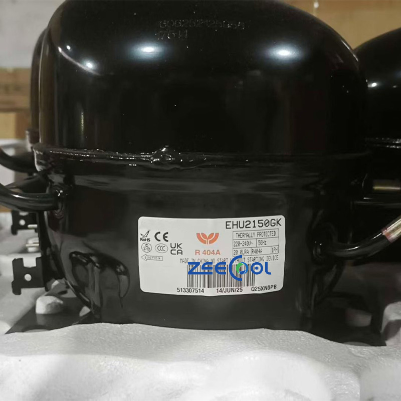 Piston Refrigeration Compressor for Embraco R404A Refrigerator Models EHU2155GK EHU2140GK EHU2150GK  EHU2160GK