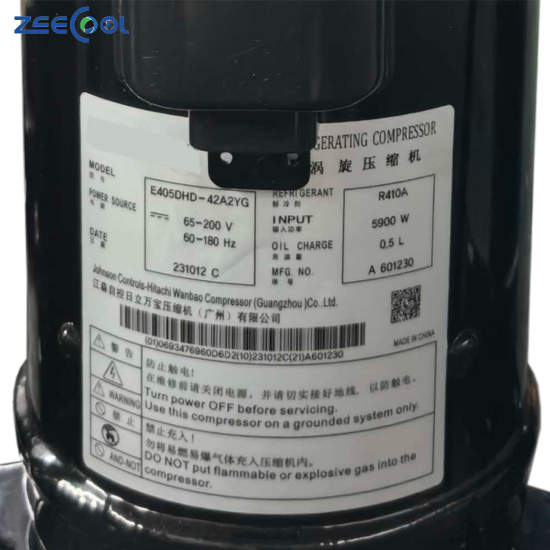Premium High-efficiency Hita-chi Scroll Compressor E405DH-38D2YG E405DH-38C2YG for Commercial Air Conditioning and Refrigeration Systems