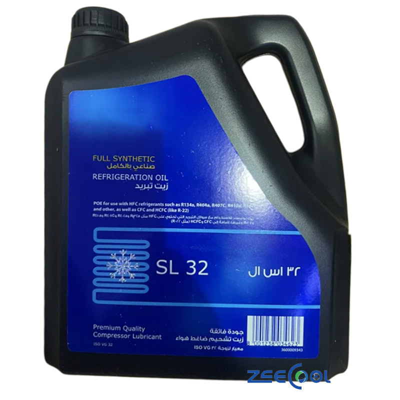 Suniso Durable SL32 POE Synthetic Refrigeration Lubricant Oil Suitable for Air Conditioners and Industrial Compressors