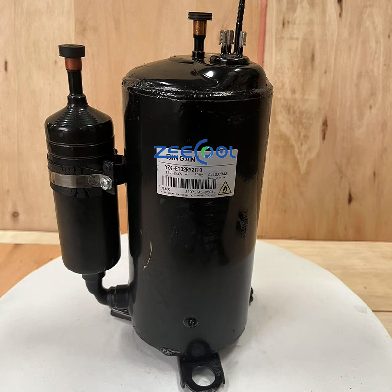QING-AN YZG-E132RY2T10  YZG-E102RAY2T7 Series Rotary Refrigeration Compressor Application to  Room AC and Heat Pump