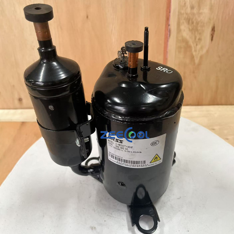 CRSS C-4RZ077H3BAF Rotary Compressor for Refrigeration Application to Air Conditioner Air-cooled System Cold Storage