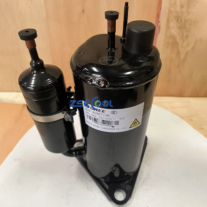 GREE QXD-A081L130  R290 Rotary Refrigeration Compressor Used to Household air Conditioner Small Cold Storage and Room