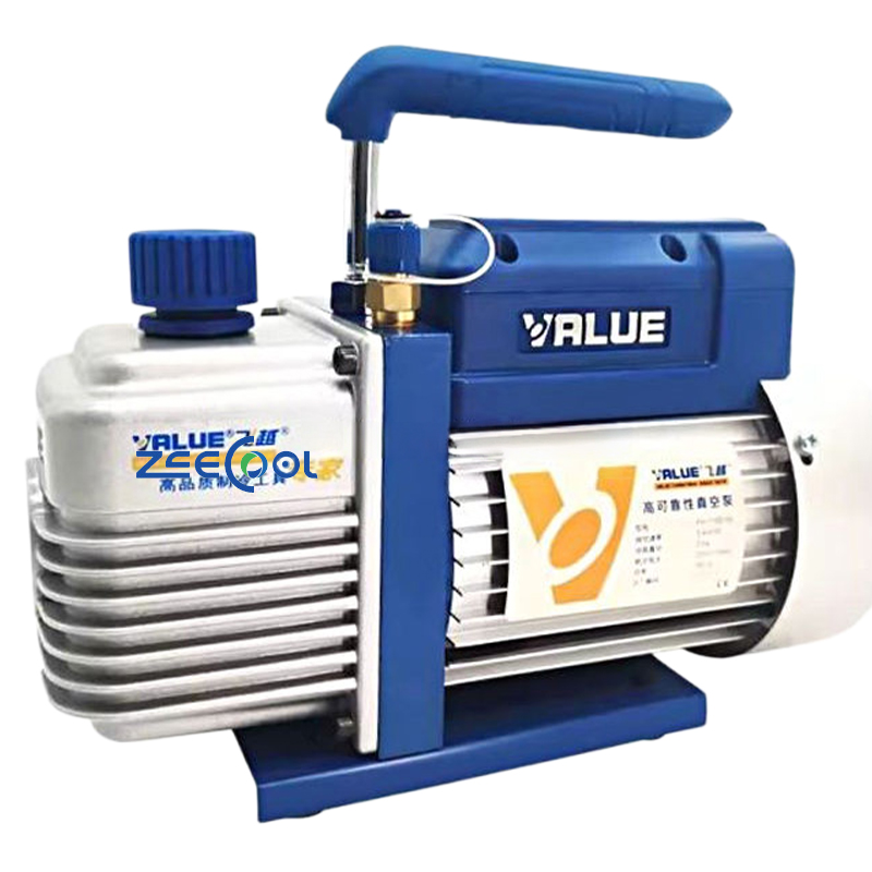 VALUE FY-1H-N Small Rotary Vane Vacuum Pump, Single and Dual Stage Design for HVAC Refrigeration and Oil Transfer Applications