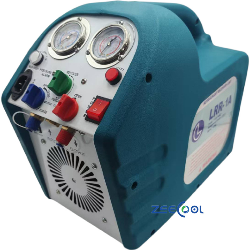 RR250 Portable Refrigerant Recovery Machine 3/4HP Multi-Refrigerant R22 R410A R134A for HVAC Air Conditioning Repair