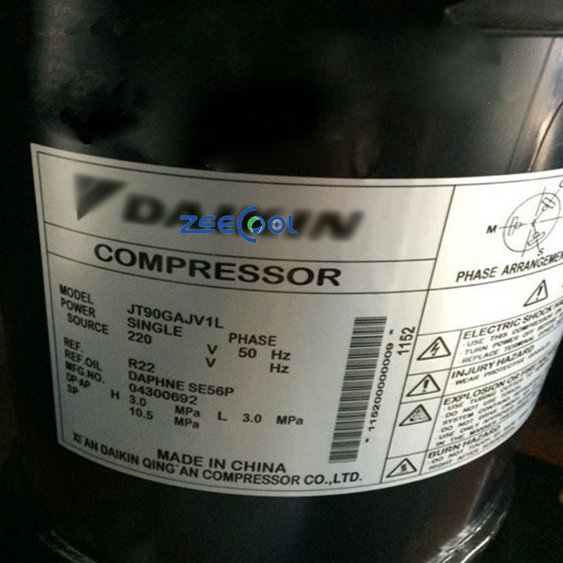 Factory Price Dai-kin JT Series JT140B-YE Scroll Compressor for Central Air Conditioner and Commercial Refrigeration System