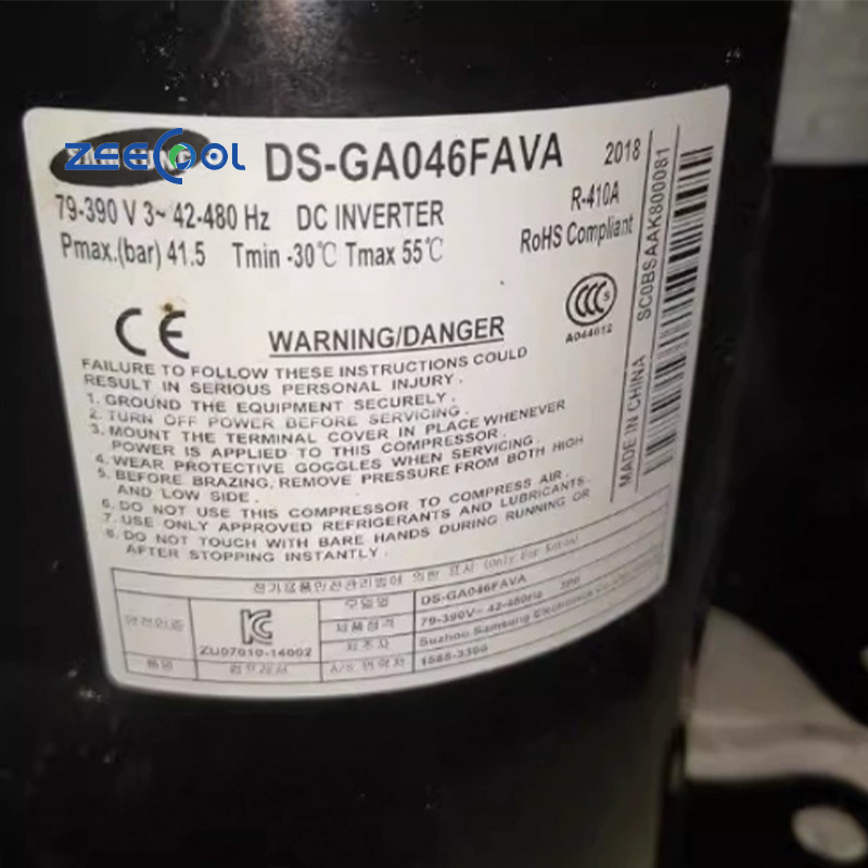 Refrigeration R410a DS-GB066FAVB DS-GA046FAVA DS-GB052FAVA DS-GB070FAVB DS4GJ5080FVA for Sa-msung DC Inverter Ac Compressor