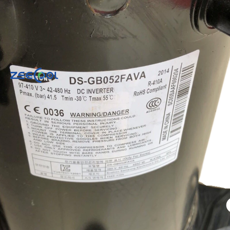 Refrigeration R410a DS-GB066FAVB DS-GA046FAVA DS-GB052FAVA DS-GB070FAVB DS4GJ5080FVA for Sa-msung DC Inverter Ac Compressor