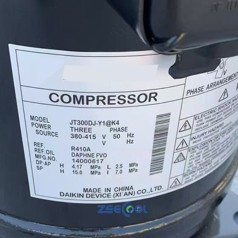 Favorable Price DAI-KIN Scroll Refrigeration Compressor JT236DJ-Y1/K4 JT265DJ-Y1/K4 for Air Conditioning Systems