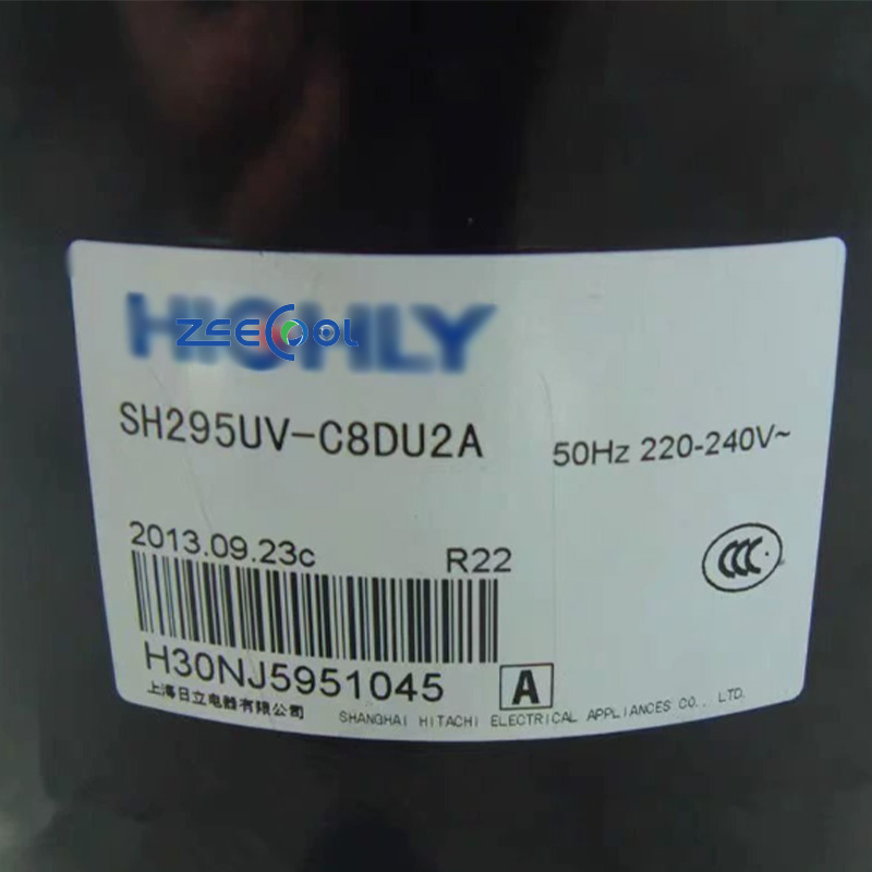 High Quality Highly Rotary Refrigeration Compressor SH286UV-C8DU2A SH295UV-C8LU SH295UV-C8LU1 for Air Conditioning HVAC Systems