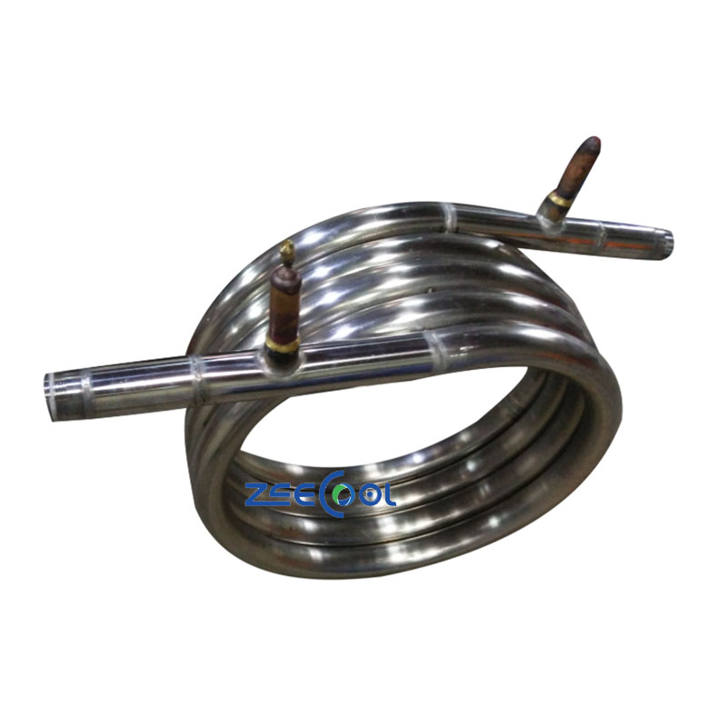 Quality Custom ECOC-CT-015CA  Refrigeration Heat Exchange Gear Evaporator Air Cooler Stainless Steel 361L Condenser Cooling Coil