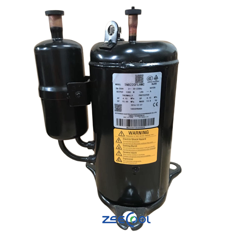 Mitsubishi TNB220FFEMC TNB220FLHMC Hermetic Inverter Rotary Compressor R410A Practical Air Conditioner Outdoor Unit Compressor