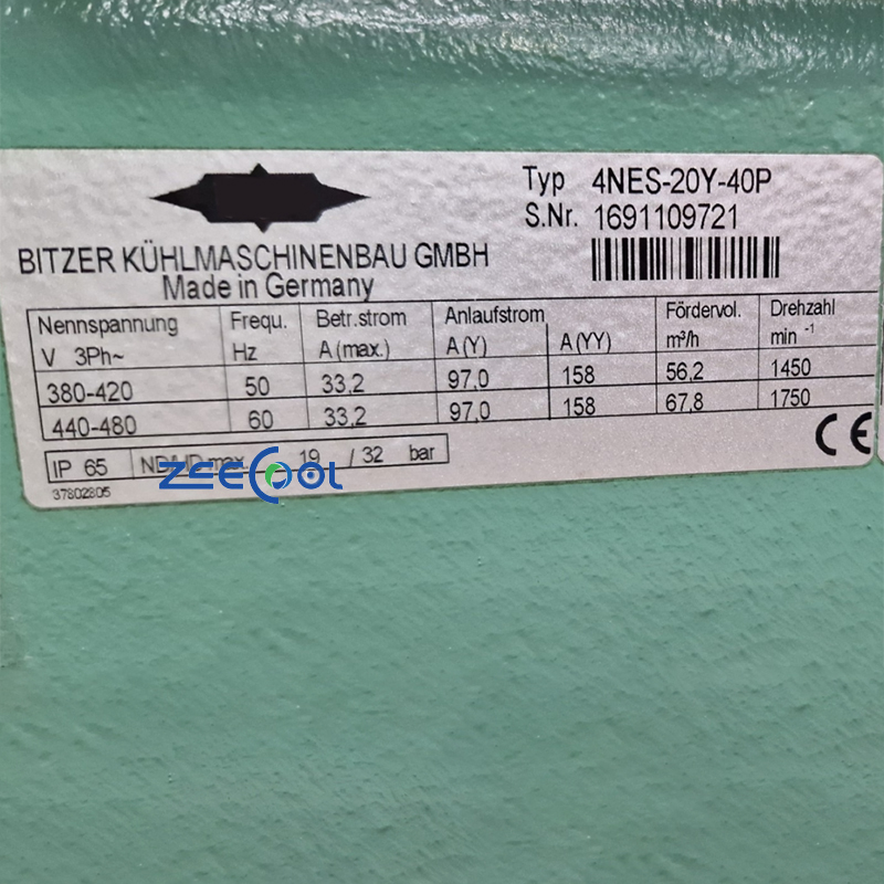 Quality Semi-hermetic Refrigeration Compressor 4NES-20Y-40P 4NES-20-40P 4NCS-20.2Y-40P 4NCS-20.2-40P with Competitive Price
