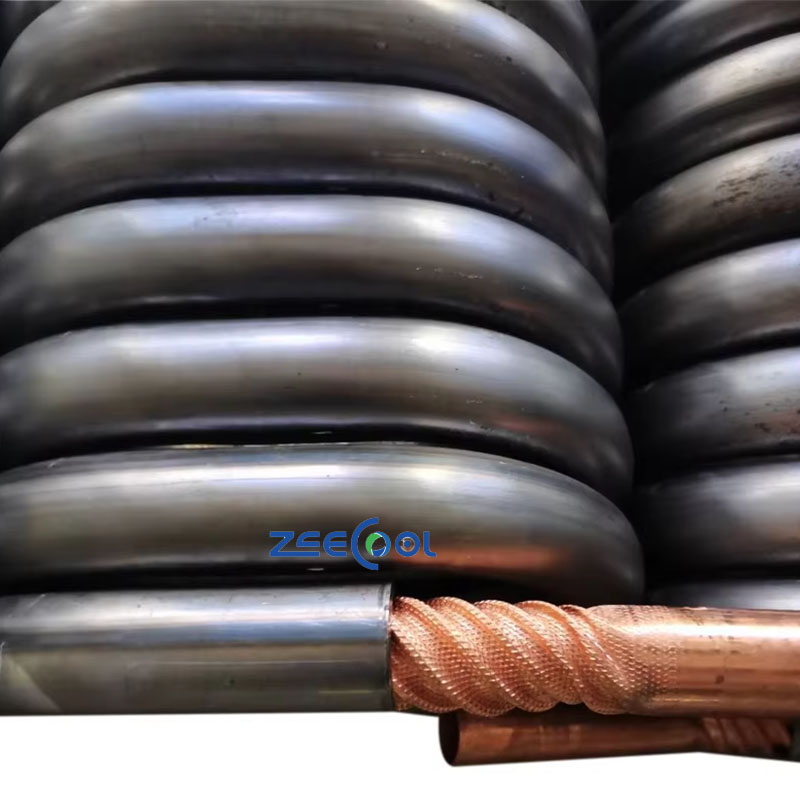 Anti-Corrosion Tube-in-Tube Condenser GY-0135T Professional Vessel Air Conditioning Heat Exchanger and Marine air Conditioner