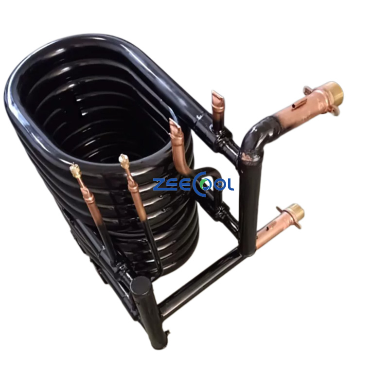 GY-0440T Titanium Coaxial & Tube-in-Tube Stainless Steel Heat Exchanger for Marine Air Conditioning
