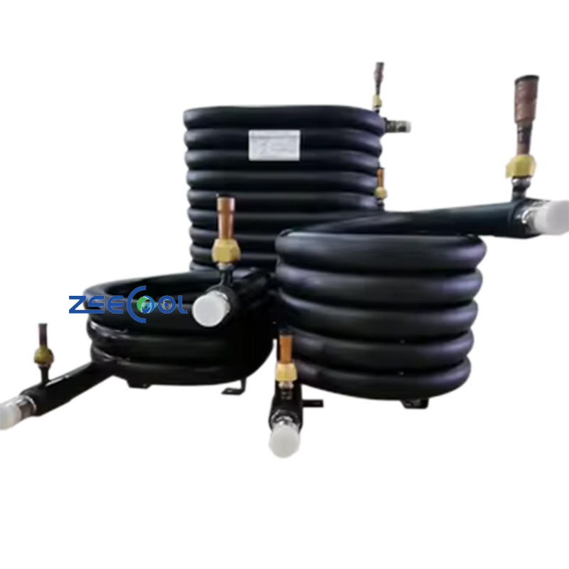 OEM Customized Titanium Coaxial Tube-in-Tube Seawater Resistant Heat Exchanger for Marine Cooling System