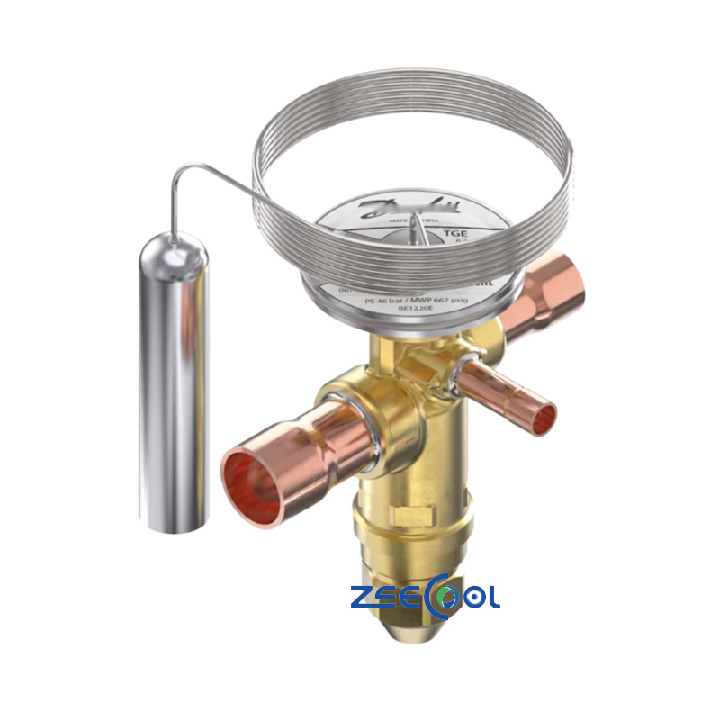 Danfo-ss 068N7632 Refrigeration Thermal Expansion Valve with Stable Pressure Regulation for Commercial Air Conditioning Systems