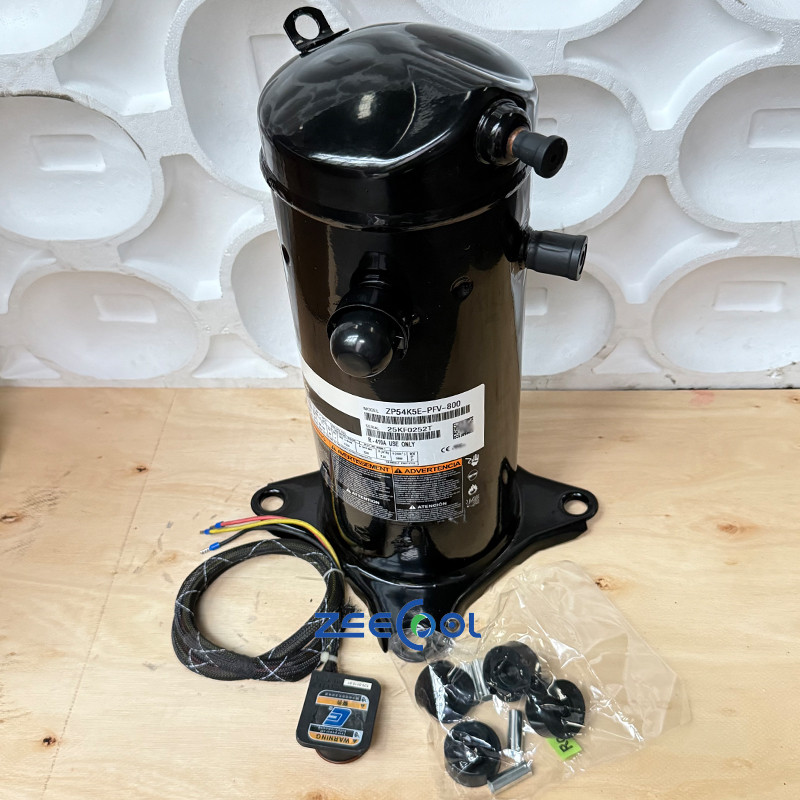 ZP54K5E-PFV-800 (5) ZP54K5E ZP54K5E-PFV-800 ZP54KSE-TFM-522 Air Conditioning 380~420V 3PH 50Hz Refrigeration Compressor for COPELAND