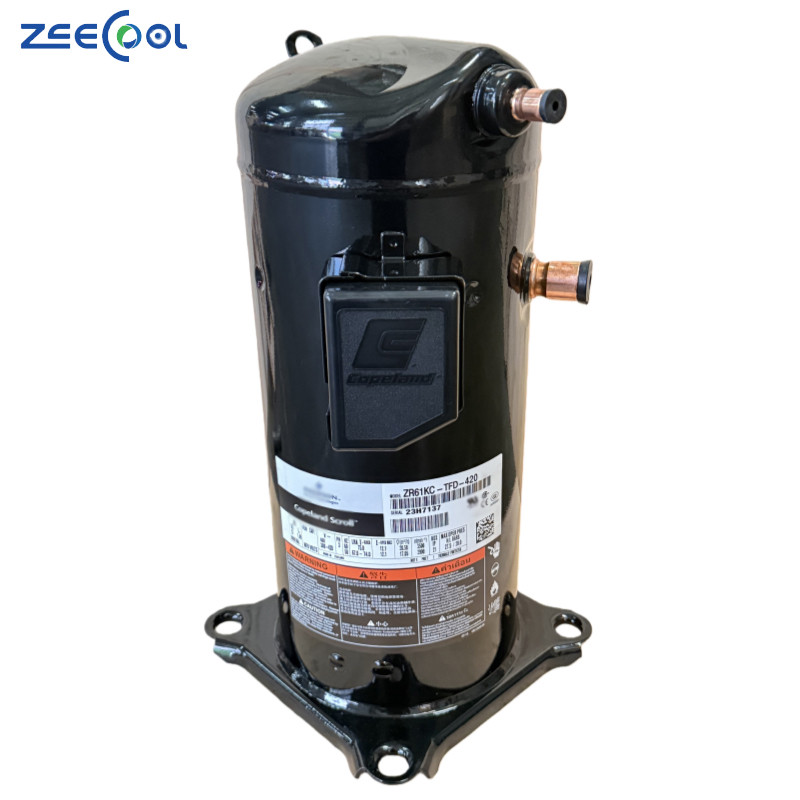 Cope Land Scroll Refrigeration Compressor 5HP ZR61KC-TFD-420 Is Suitable for air Conditioning and Industrial Chillers