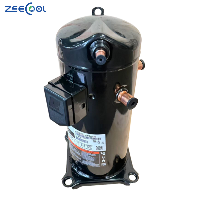 Cope Land Scroll Refrigeration Compressor 5HP ZR61KC-TFD-420 Is Suitable for air Conditioning and Industrial Chillers