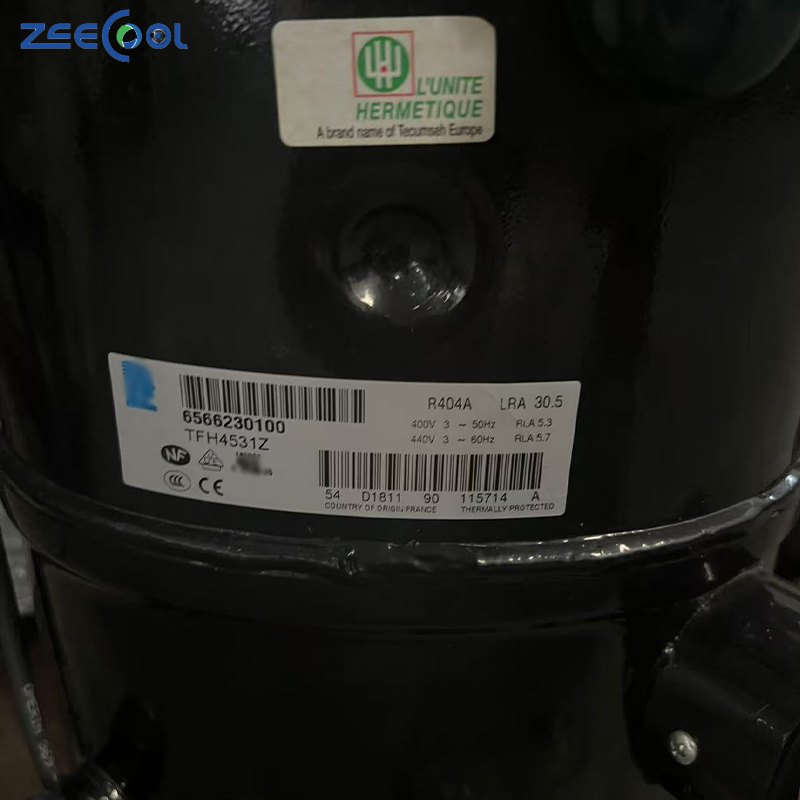 High Quality TFH4531Z TFH4531F TFH4531E Refrigeration Equipment 400V 50HZ R404A Piston Refrigeration Compressor for Tecu-mseh