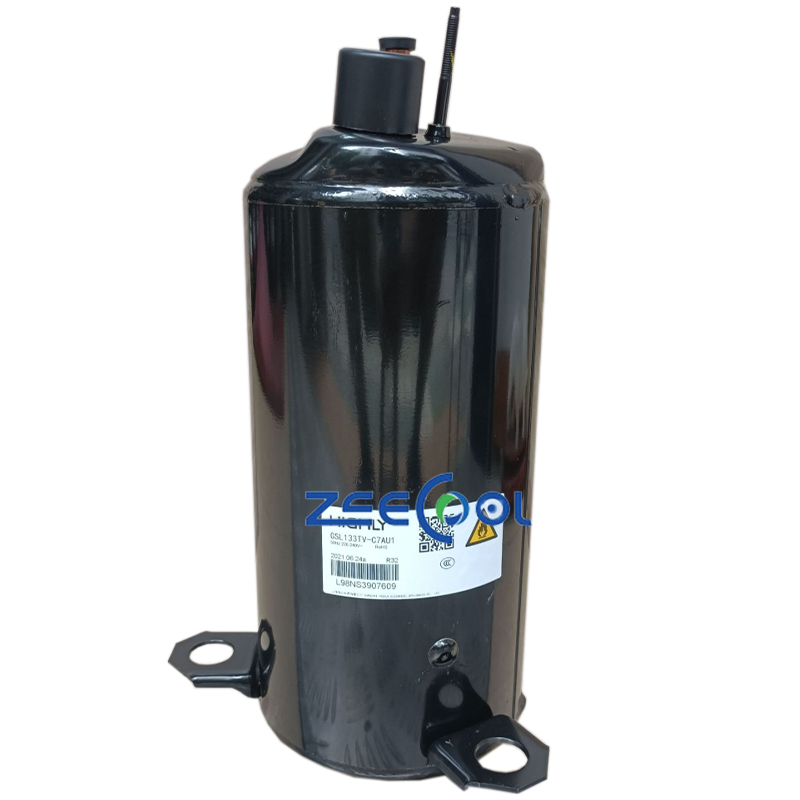 Rotary Refrigeration Compressor GSL133TV-C7AU1 GSL190CV-C7LU4 for Air Conditioner Heating and Cooling Heat Pump for High-ly