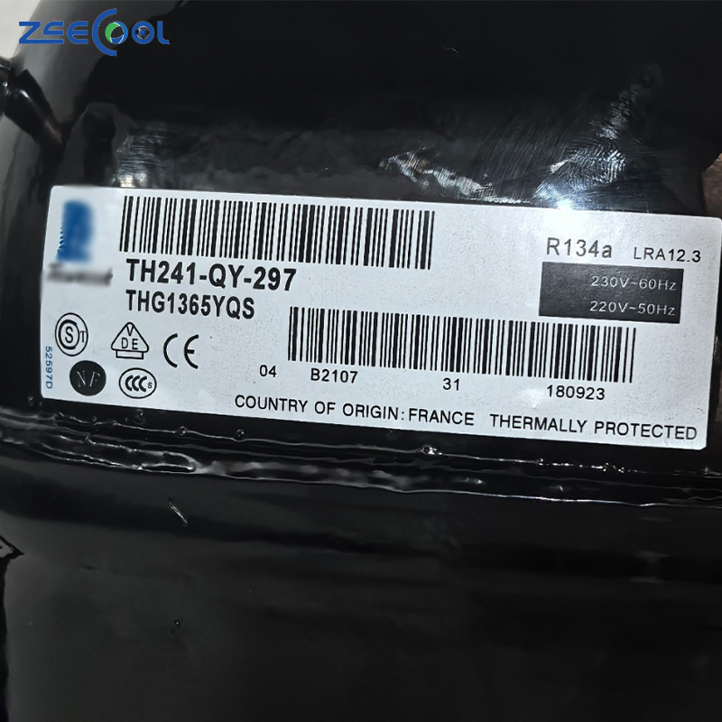 Tecumseh THG1365YQS Piston Refrigeration Compressor for Air Cooling Conditioner and Refrigeration Systems