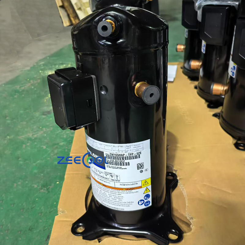 CopeLand Scroll Compressor ZW165HAP-TFP-52E ZW166HAP-TFP-522 ZW166KAP-TFP-52E for Heat Pump HVAC 380-415V 3PH 50Hz R410A 5
