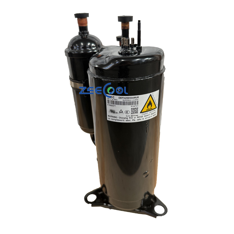 GMCC EVI Twin Cylinder Inverter Heat Pump Compressor EKPF235D22UMTR EKPF420D50UMUR EKPF420D64UM5B For Ultra Low Temp Air Source Heating Unit